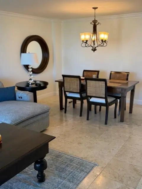 Closer view of dining area at 1900 S Ocean Boulevard 14l, Lauderdale-By-The-Sea