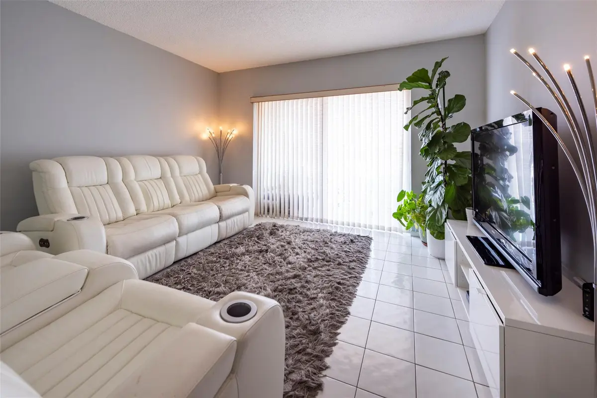 Spacious living - leading to balcony at 3850 Washington Street 710, Hollywood