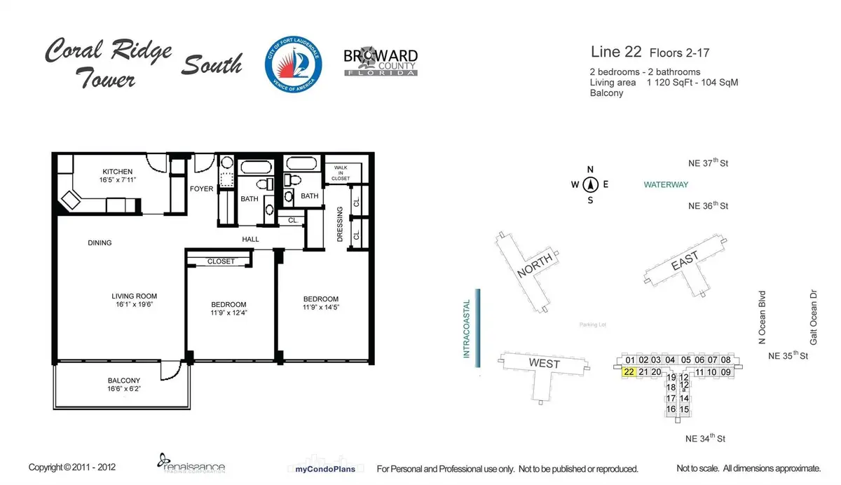 Photo 3 at 3333 NE 34th Street 522, Fort Lauderdale