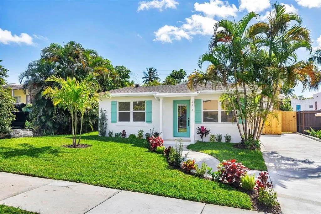 Front of House at 732 Flamingo Drive, West Palm Beach