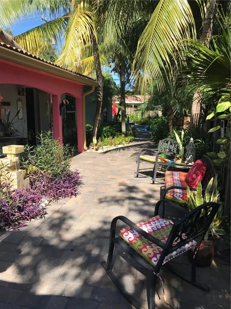 FRONT ENTRANCE COURTYARD at 1334 NE 16th Avenue, Fort Lauderdale