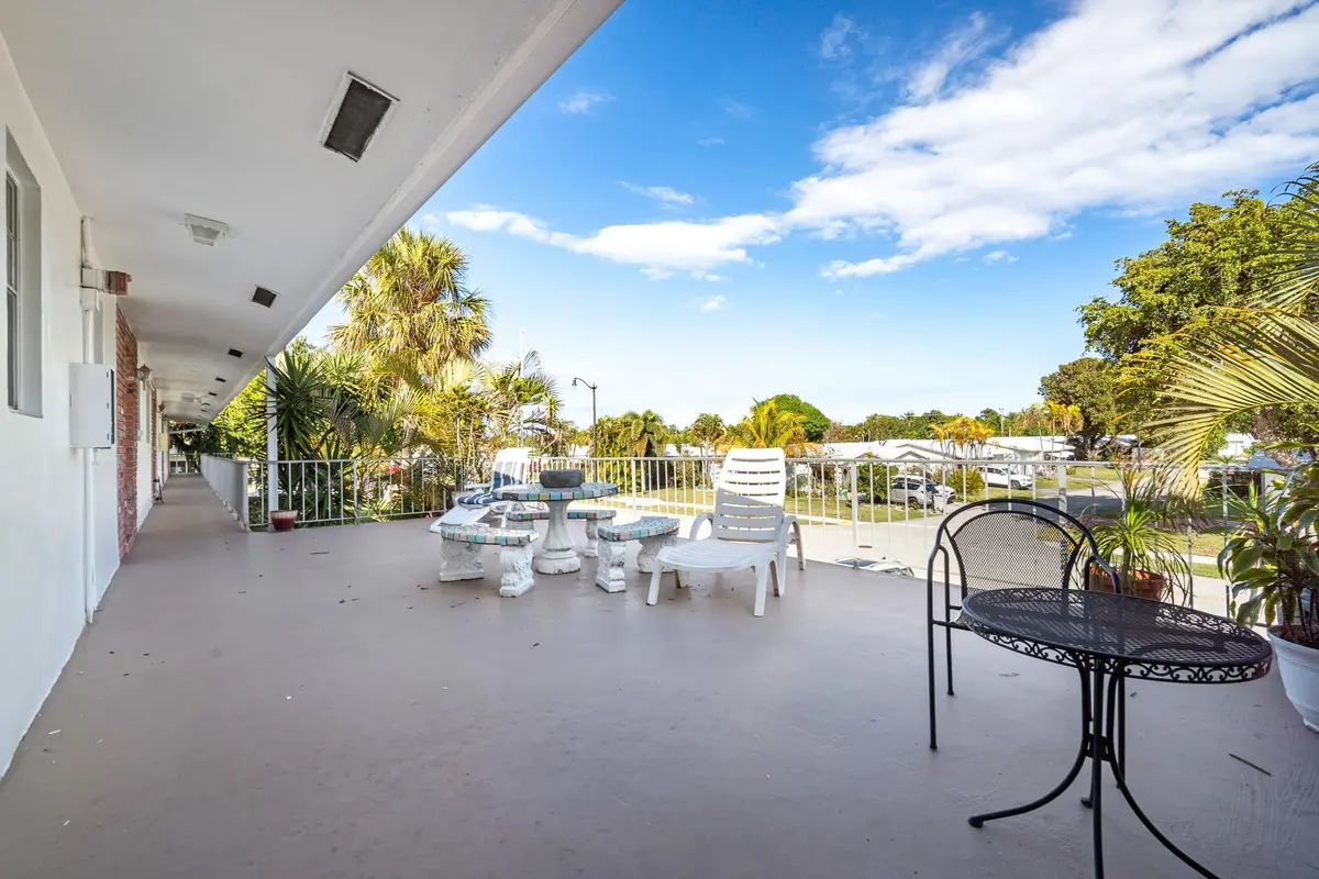 Second floor outdoor area at 2851 E Golf Boulevard 205, Pompano Beach