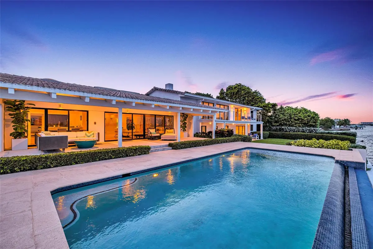 Bayfront just before nightfall at 1290 NE 83rd Street, Miami