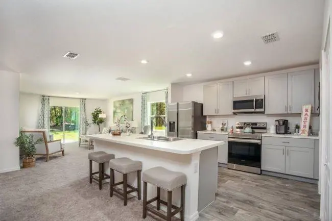 Model home - actual features may vary. at 2077 SW Americana Street, Port St. Lucie