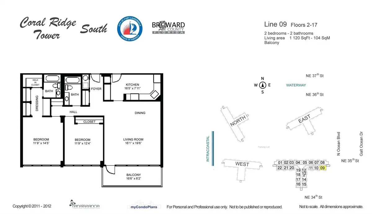 Photo 3 at 3333 NE 34th Street 709, Fort Lauderdale
