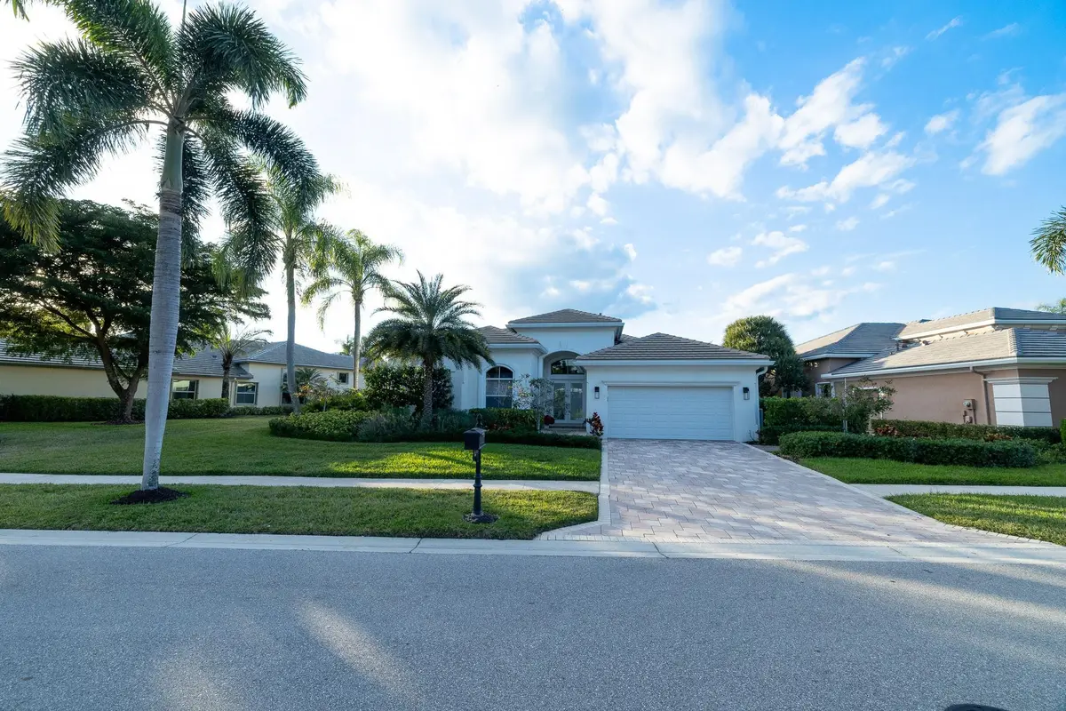 Lake across the street at 9016 Lakes Boulevard, West Palm Beach