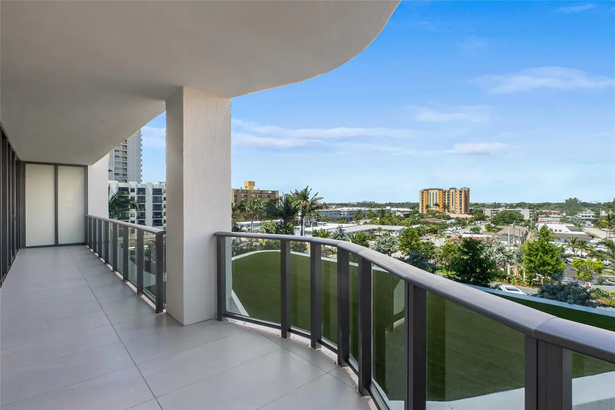 West Side Terrace & Views at 900 N Ocean Boulevard 504, Pompano Beach