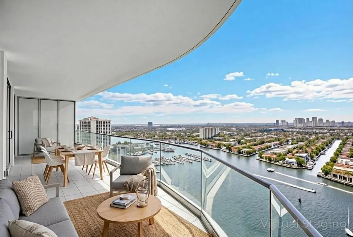 Virtual Staging at 153 N Seabreeze Boulevard S-2504, Fort Lauderdale