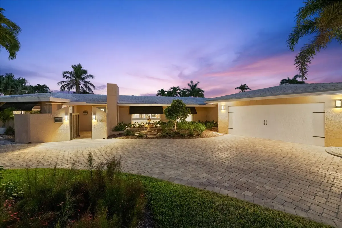 Beautiful front view of the home at 1500 NE 24th Street, Wilton Manors