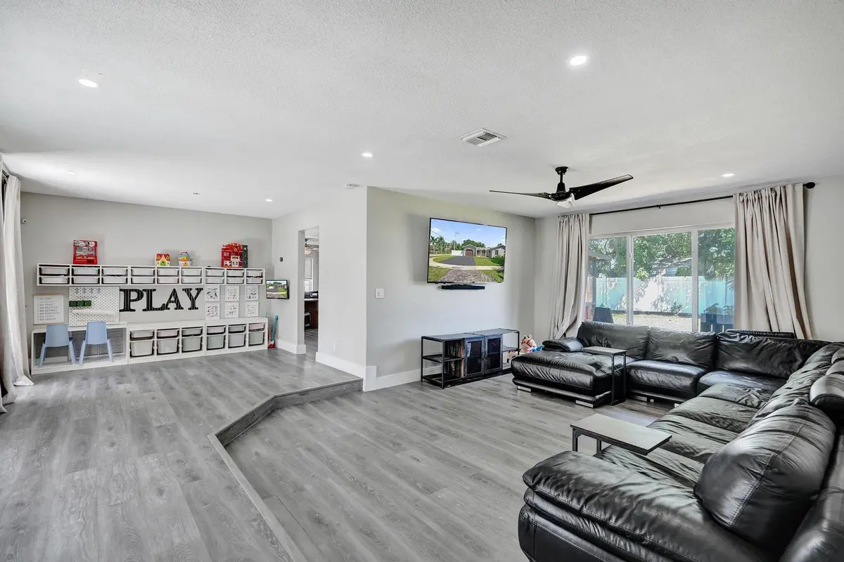 Living Room/Dining Room at 6411 SW 6th Street, Margate