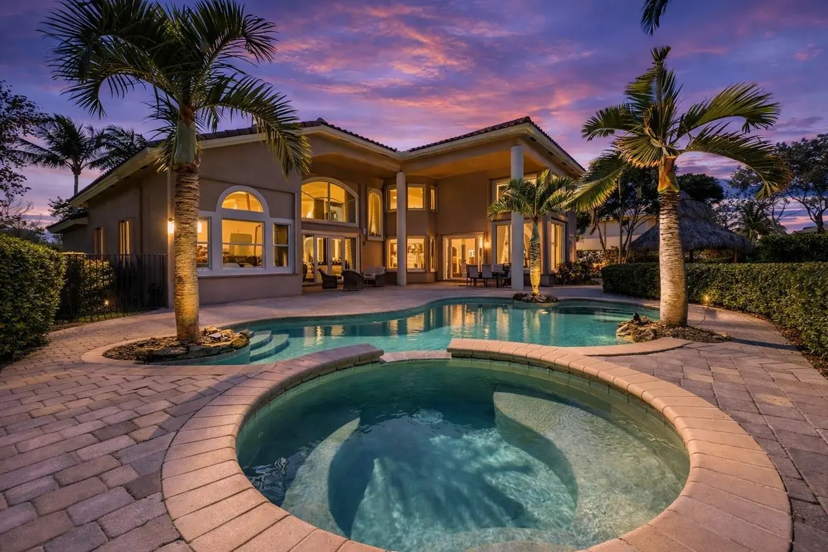Twilight Pool at 11047 Garden Ridge Court, Davie