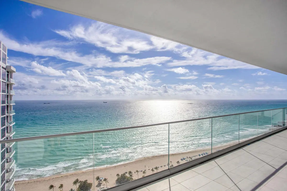 Oceanview from Balcony at 153 N Seabreeze Boulevard S-2501, Fort Lauderdale