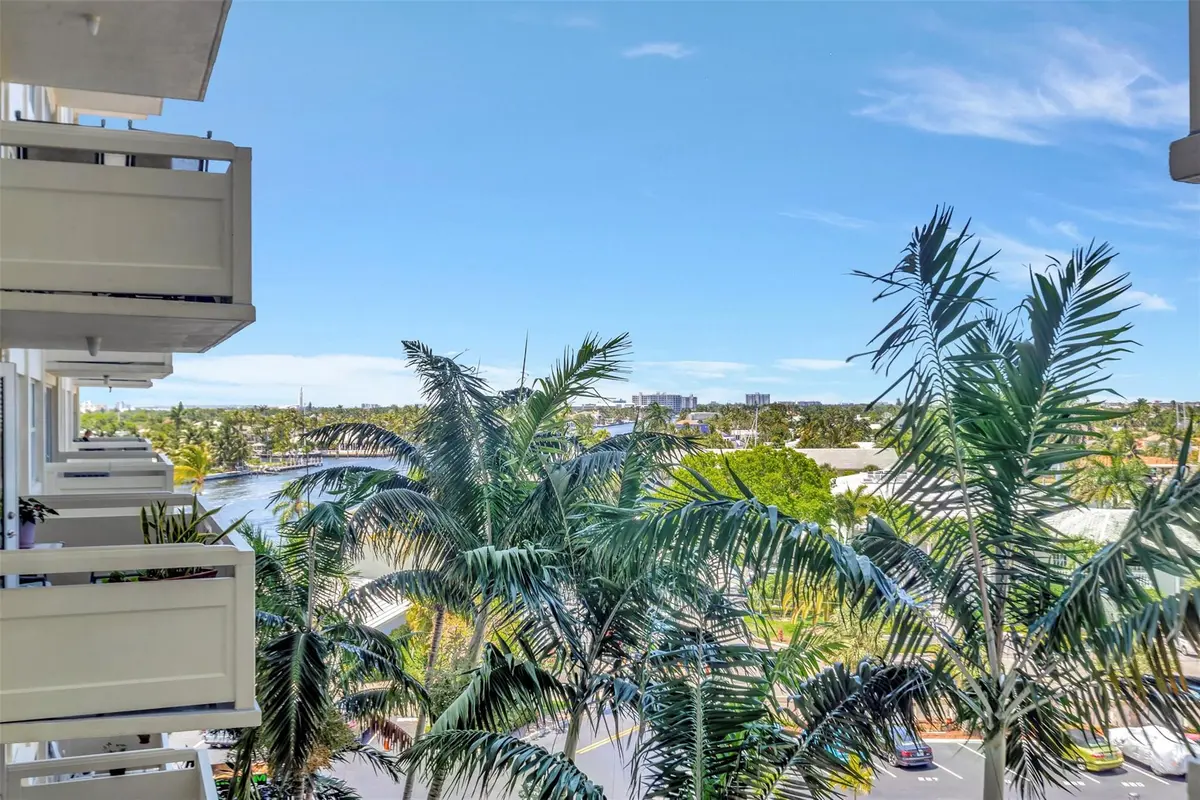 Water and palm tree view at 3200 NE 36th Street 612, Fort Lauderdale