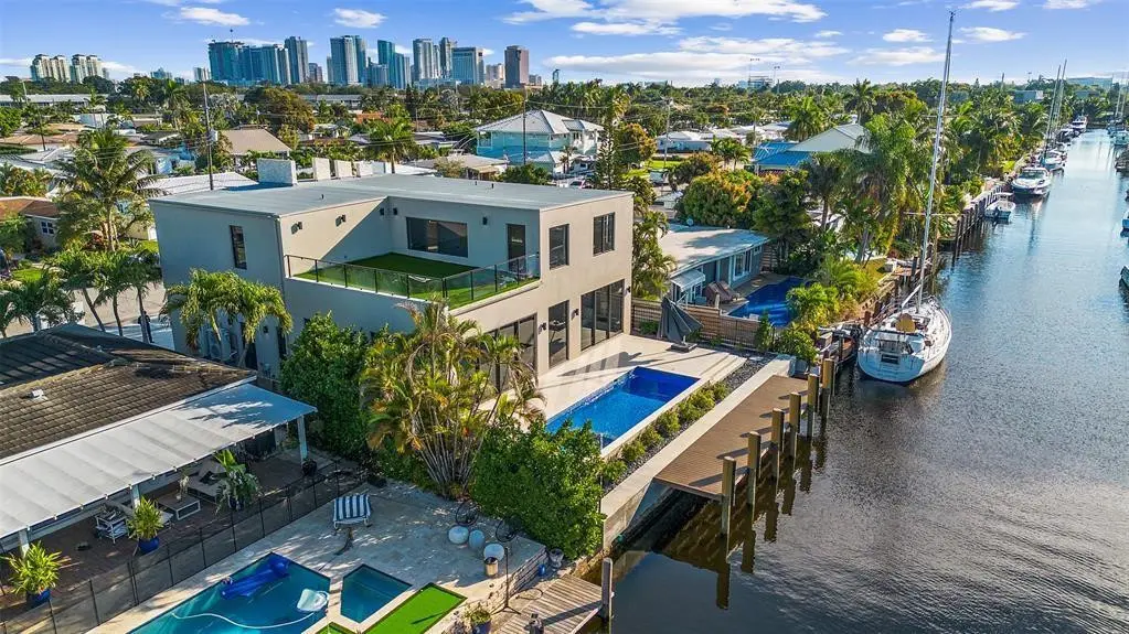 Aerial View at 1212 Avocado Isle, Fort Lauderdale