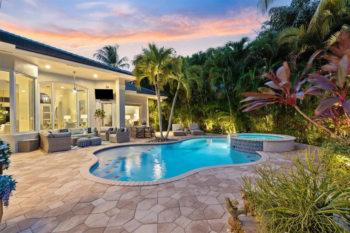 Heated Pool and Spa at 10301 Blue Palm Street, Plantation
