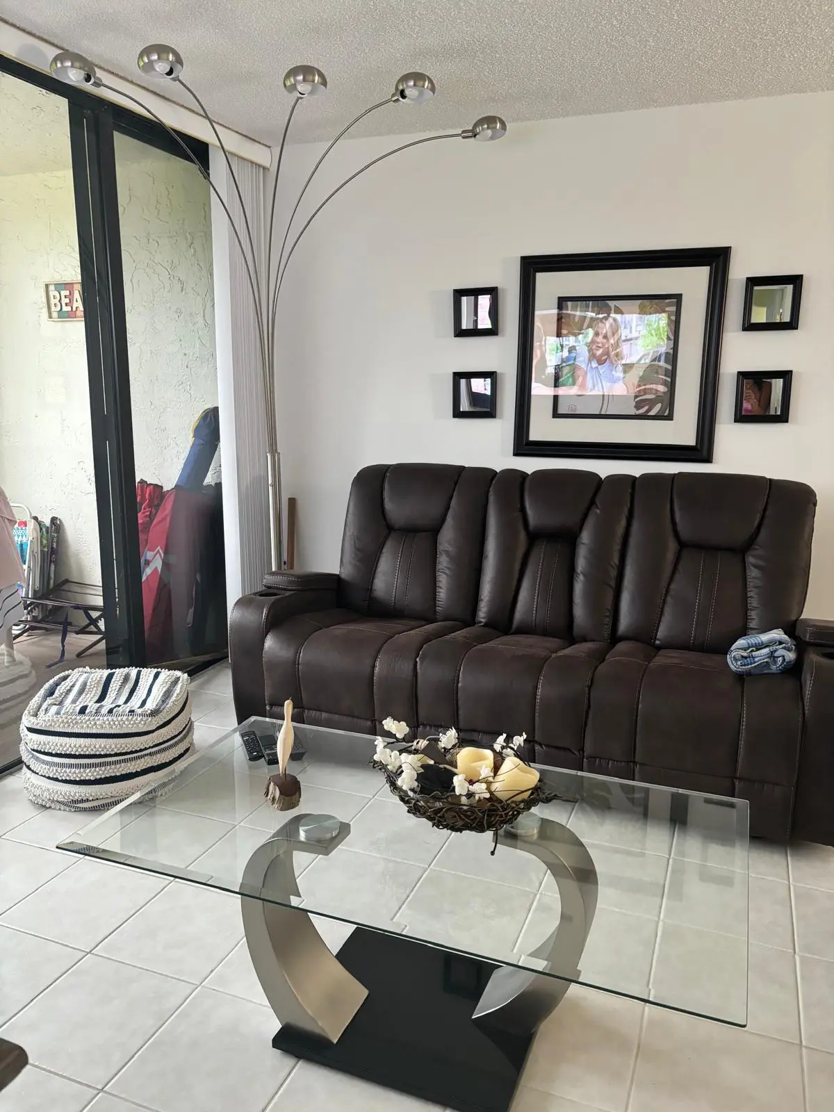 Living Room at 9900 S Ocean Drive 1, Jensen Beach