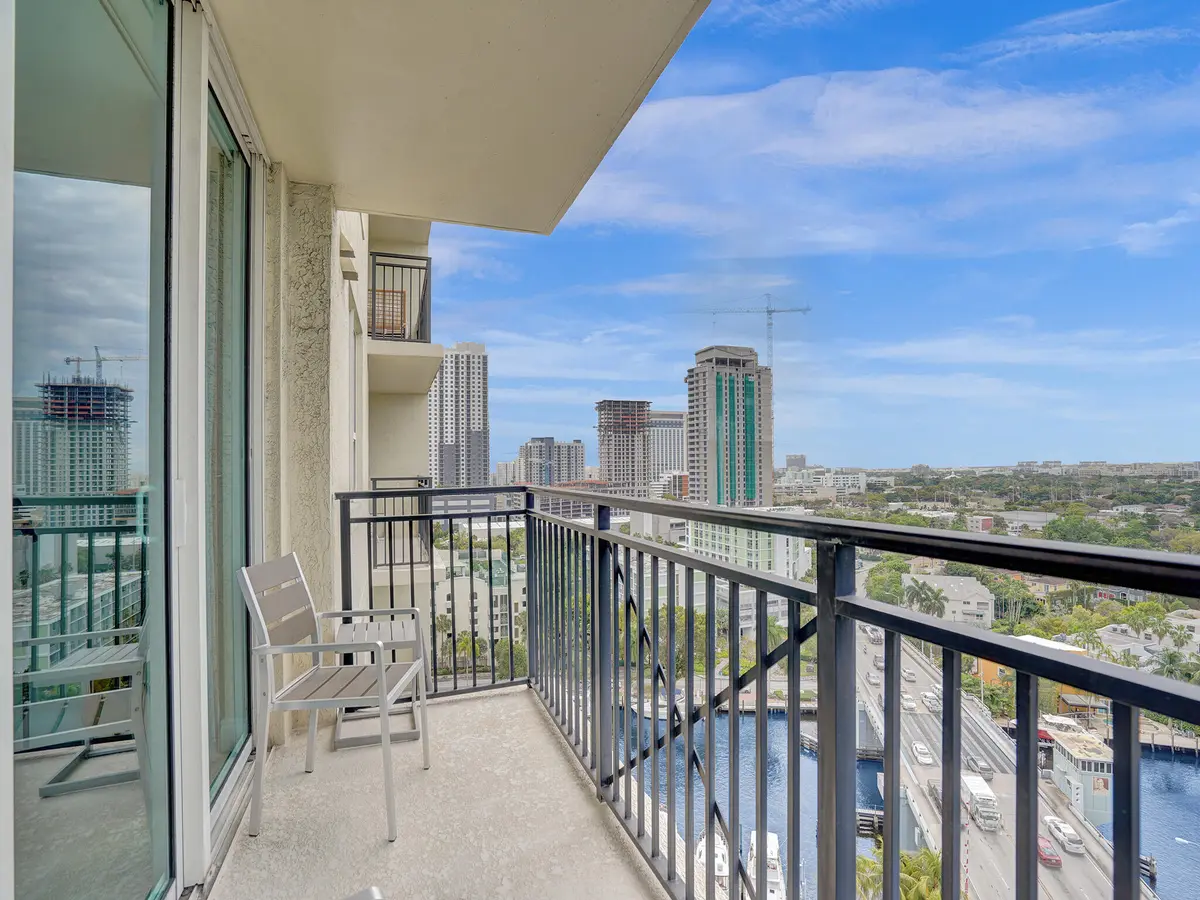 Balcony #1 at 600 W Las Olas Boulevard 1501s, Fort Lauderdale