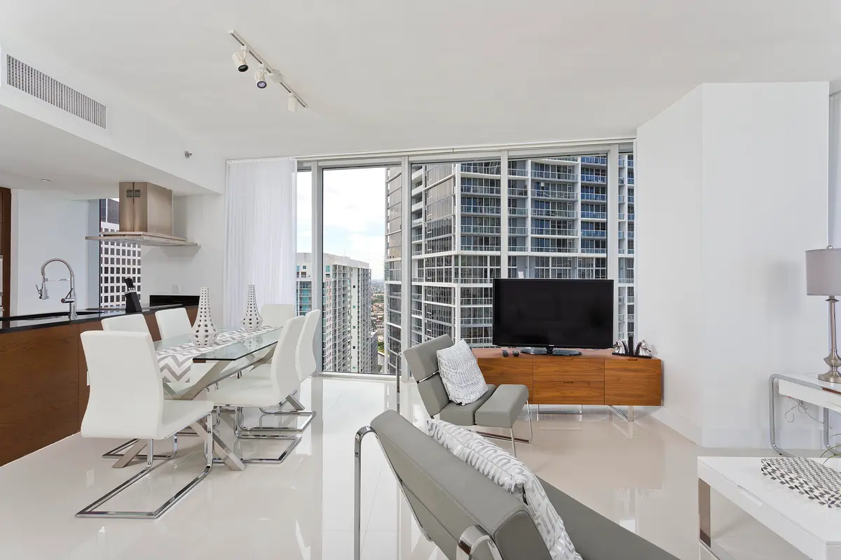 04_LivingroomView_1 at 495 Brickell Avenue 4010, Miami