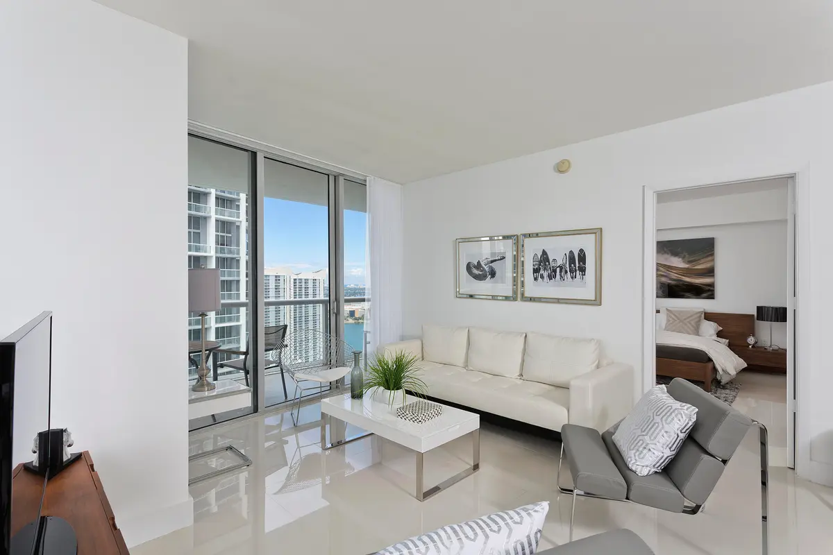 05_LivingroomView_2 at 495 Brickell Avenue 4010, Miami