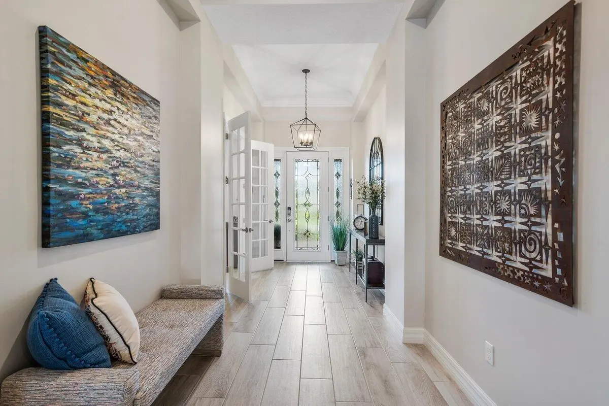 Front entryway at 114 Blanca Isles Lane, Jupiter