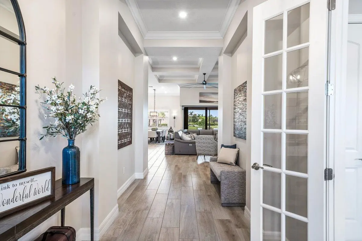 Front entryway at 114 Blanca Isles Lane, Jupiter