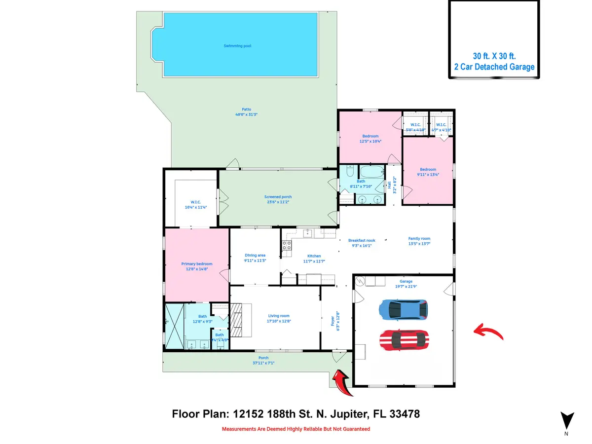 3 Floor Plan at 12152 188th Street, Jupiter