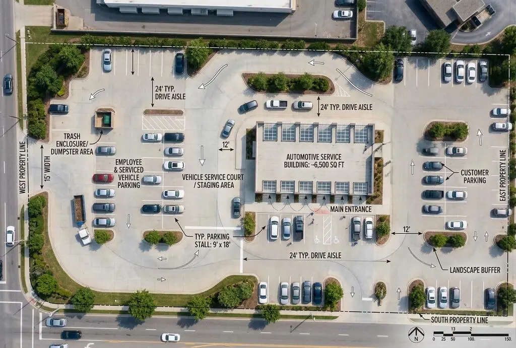 1370 S. Military - Auto Service Concept at 1370 S Military Trail, West Palm Beach