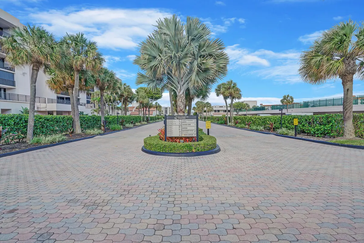 Community Entrance at 2697 N Ocean Boulevard F-205, Boca Raton