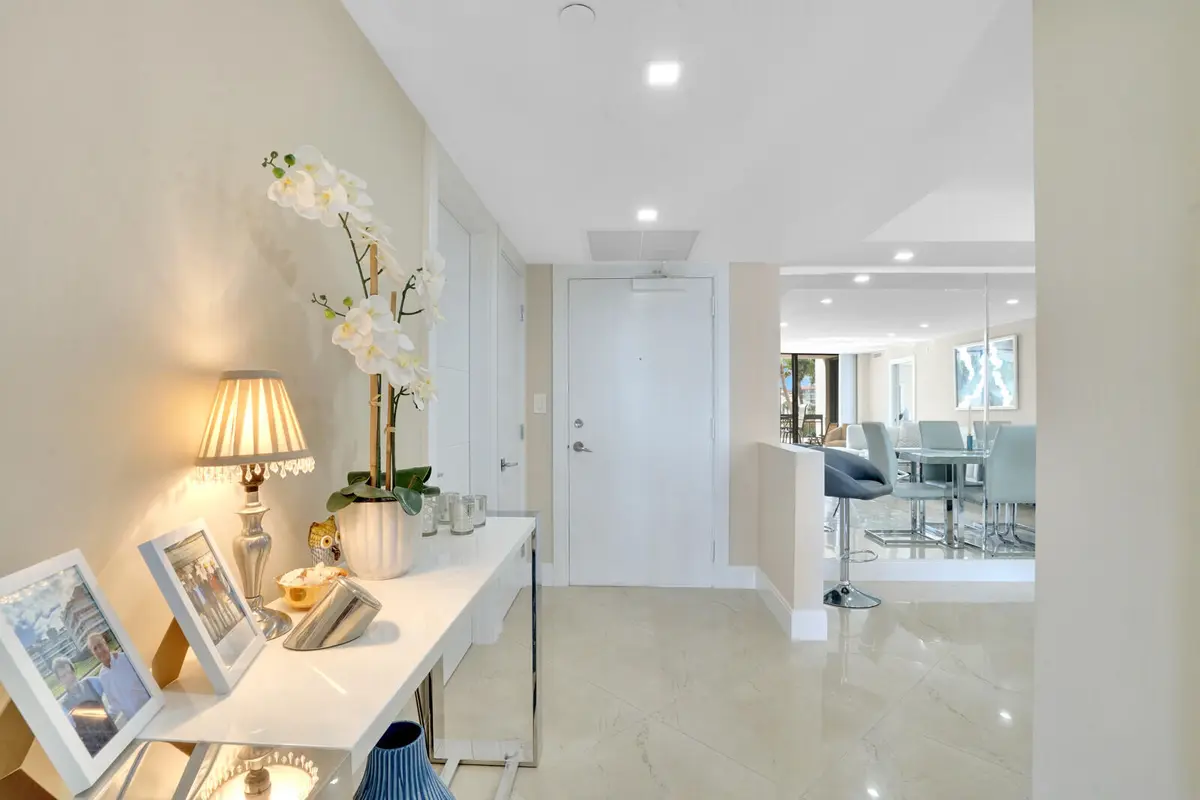 Unit Foyer at 2697 N Ocean Boulevard F-205, Boca Raton