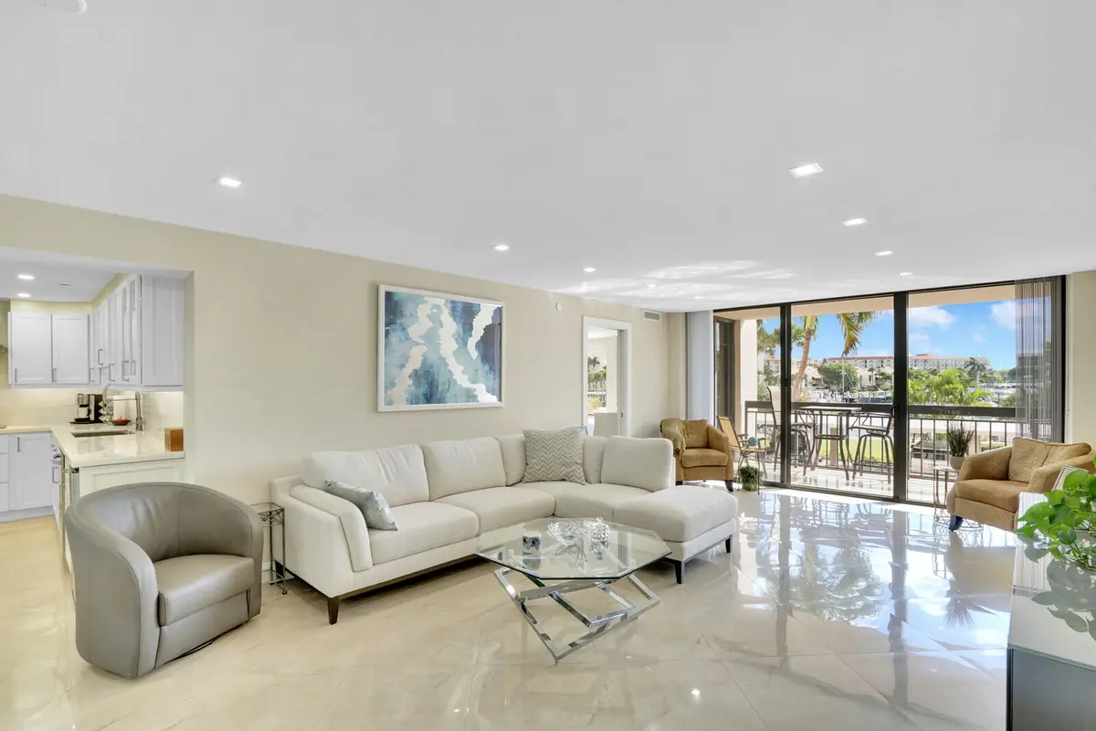 Living Room at 2697 N Ocean Boulevard F-205, Boca Raton