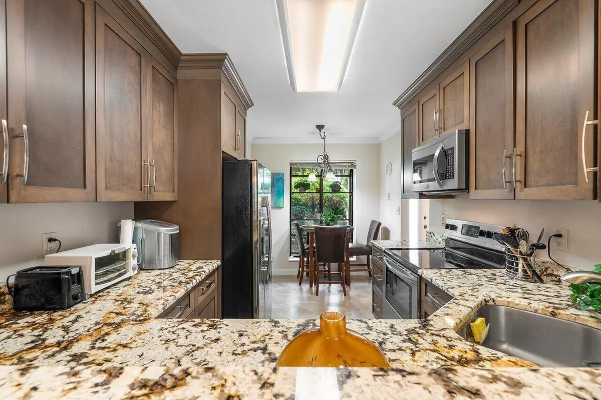 Up-Dated Kitchen at 5020 Golfview Court 1415, Delray Beach