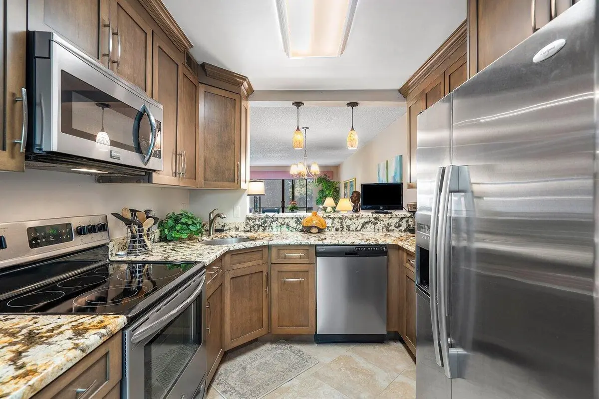 Stainless Steel Appliances at 5020 Golfview Court 1415, Delray Beach