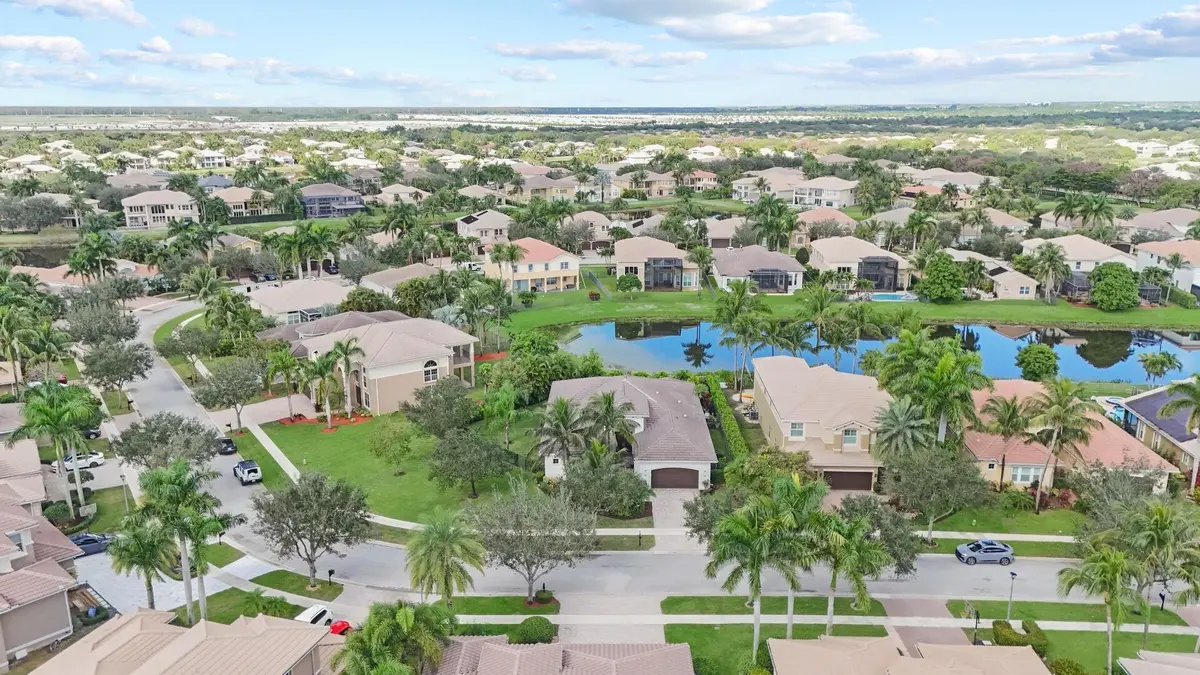 Aerial at 11912 Fox Hill Circle, Boynton Beach