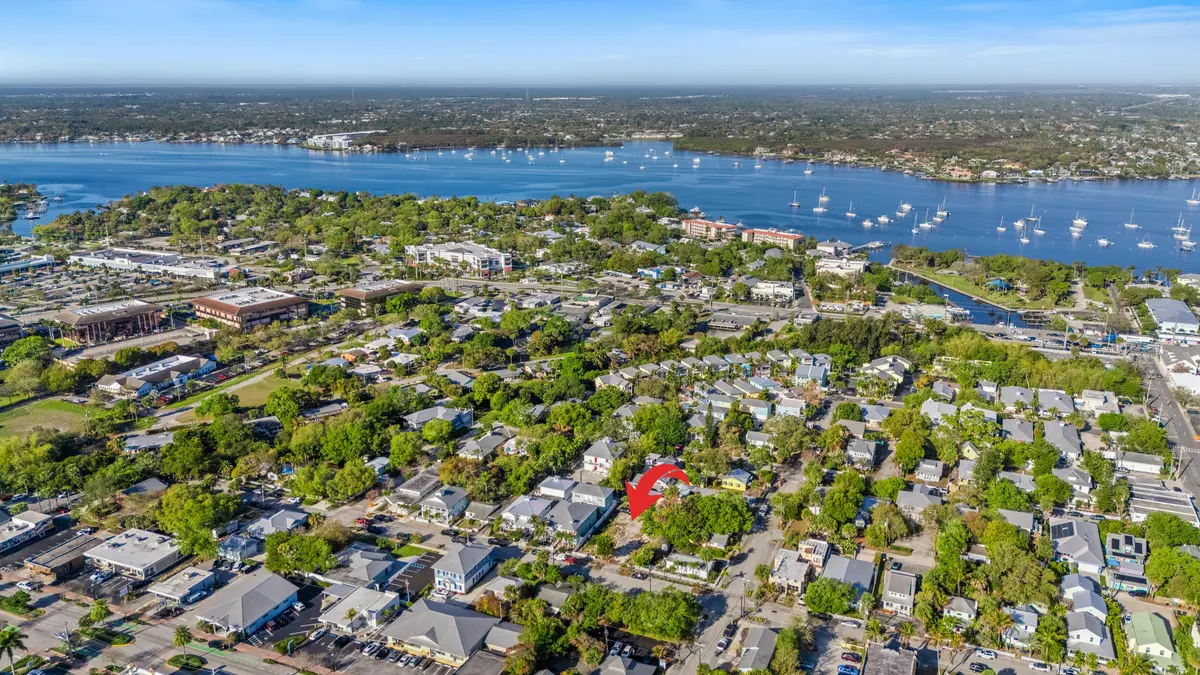 Aerial View at 506 SW Camden Avenue, Stuart