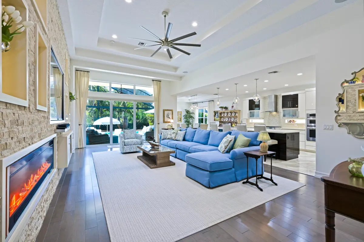 Living room at 260 Carina Drive, Jupiter