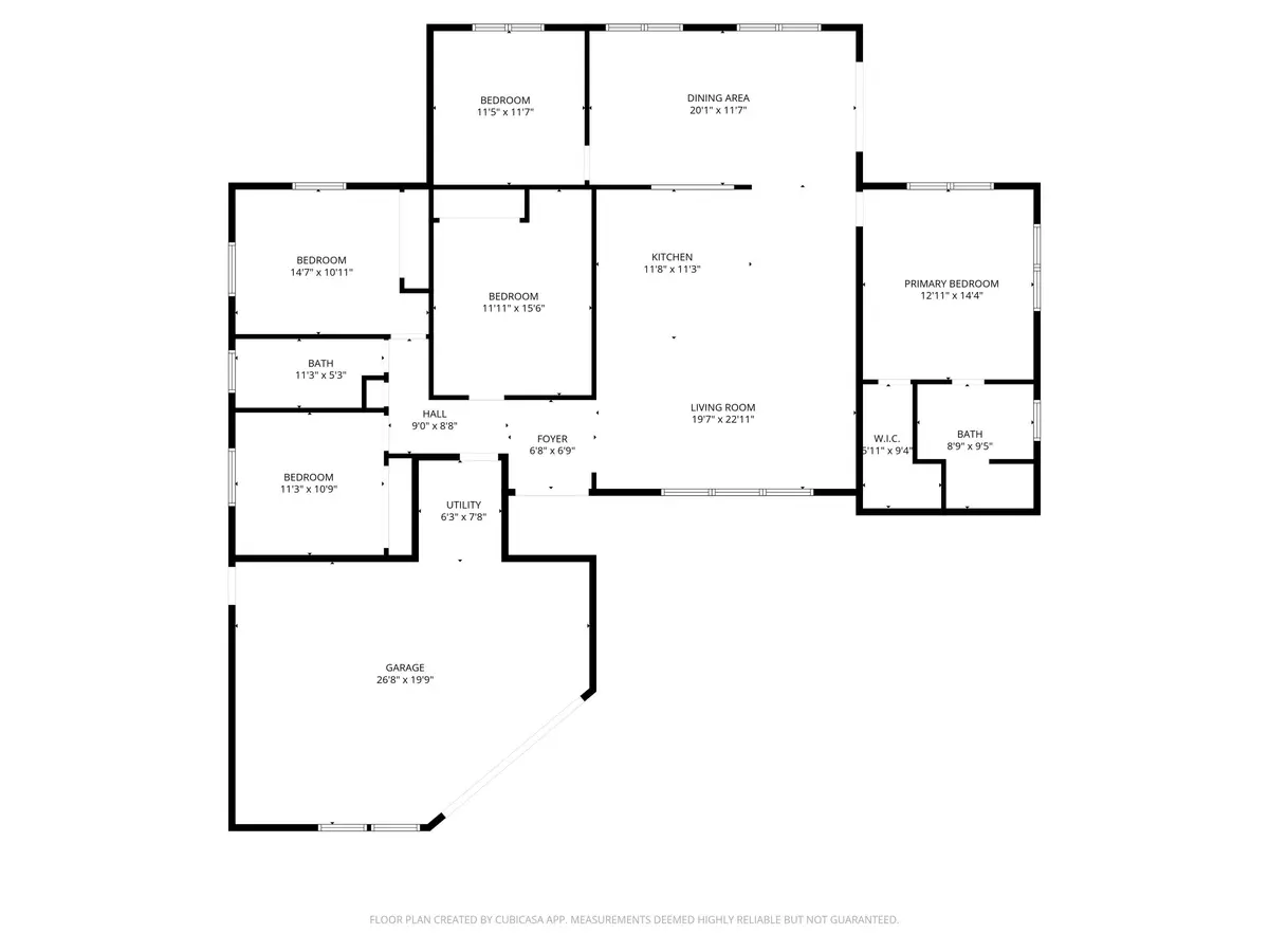 2D Floor Plan for 320 Riverdale Road at 320 Riverdale Road, Palm Springs
