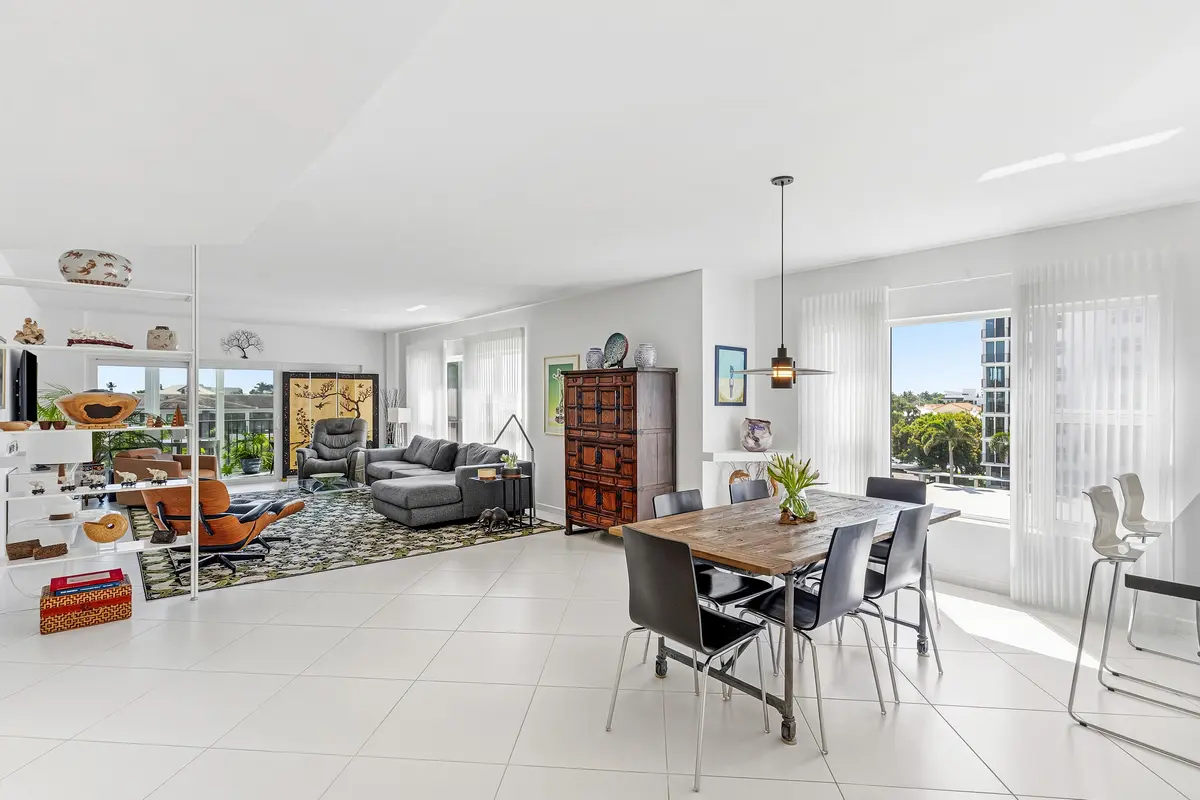 Dining Area Off Kitchen at 200 Macfarlane Drive N-406, Delray Beach