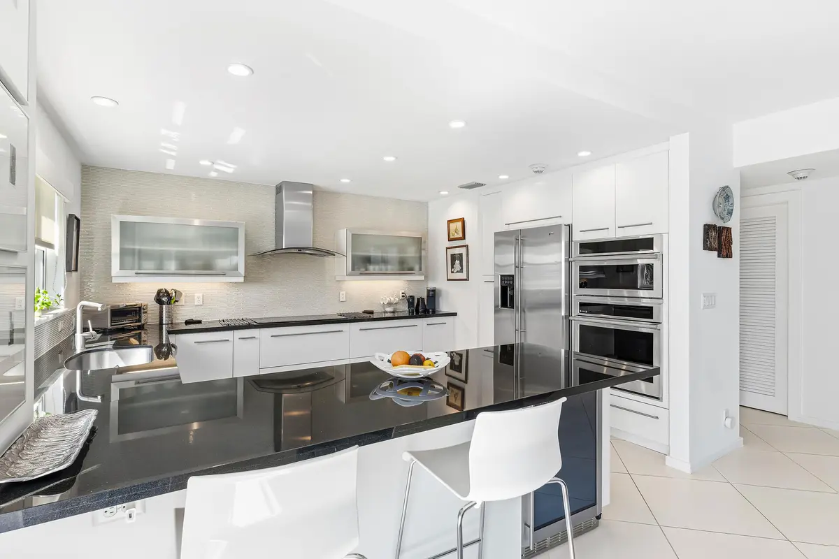 Open & Renovated Kitchen at 200 Macfarlane Drive N-406, Delray Beach