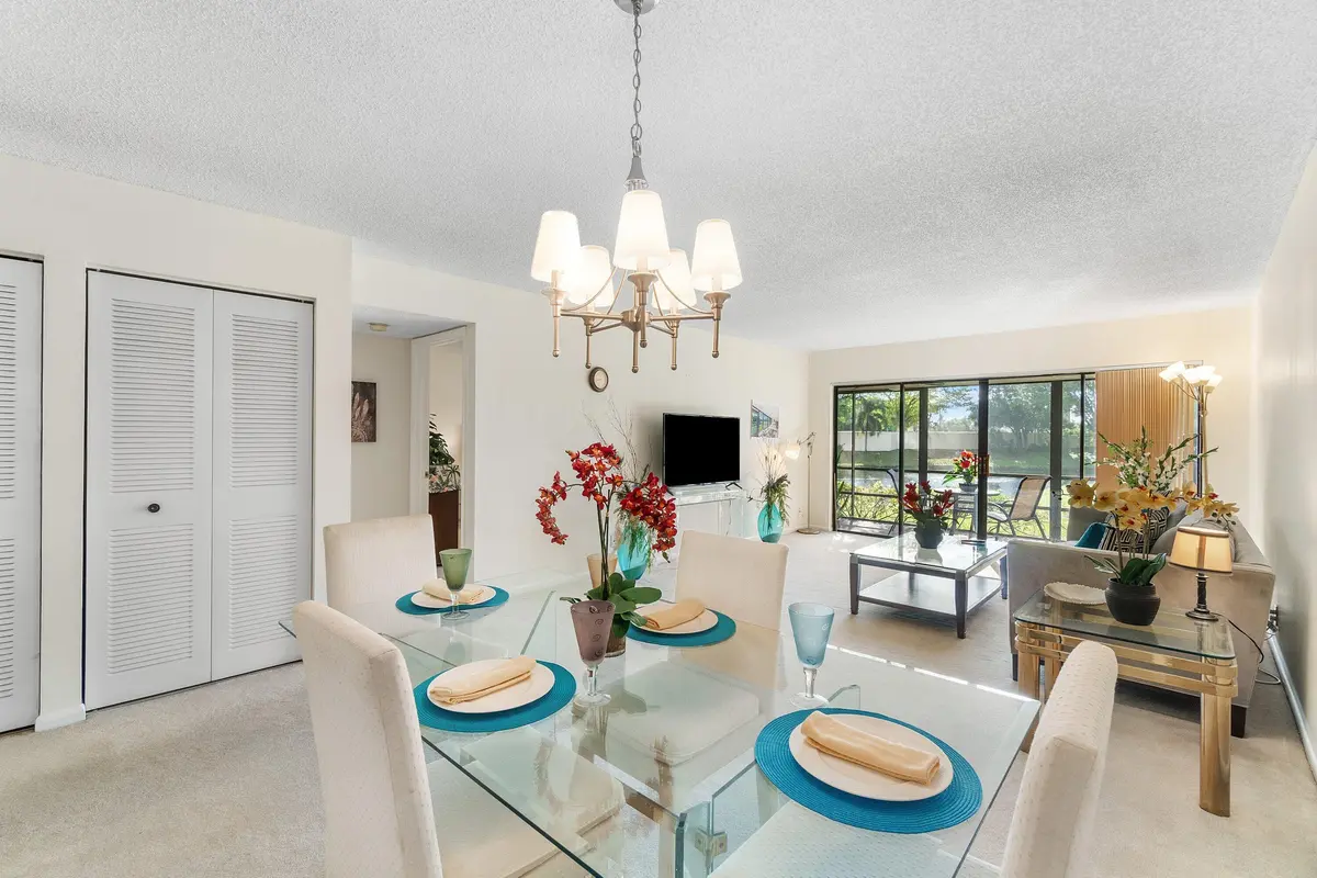 Large Living/Dining Area at 5020 Golfview Court 1415, Delray Beach