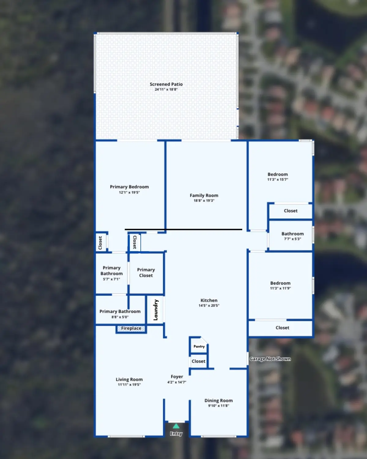 2D FLOOR PLAN at 18293 Fresh Lake Way, Boca Raton