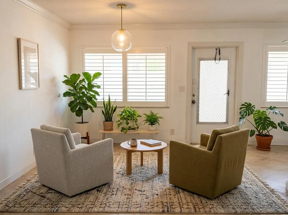 sitting area at 2131 NE 42nd Court 202e, Lighthouse Point
