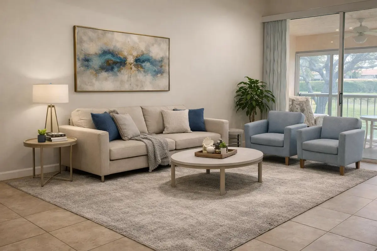 living room regal glen at 5914 Regal Glen Drive 205, Boynton Beach
