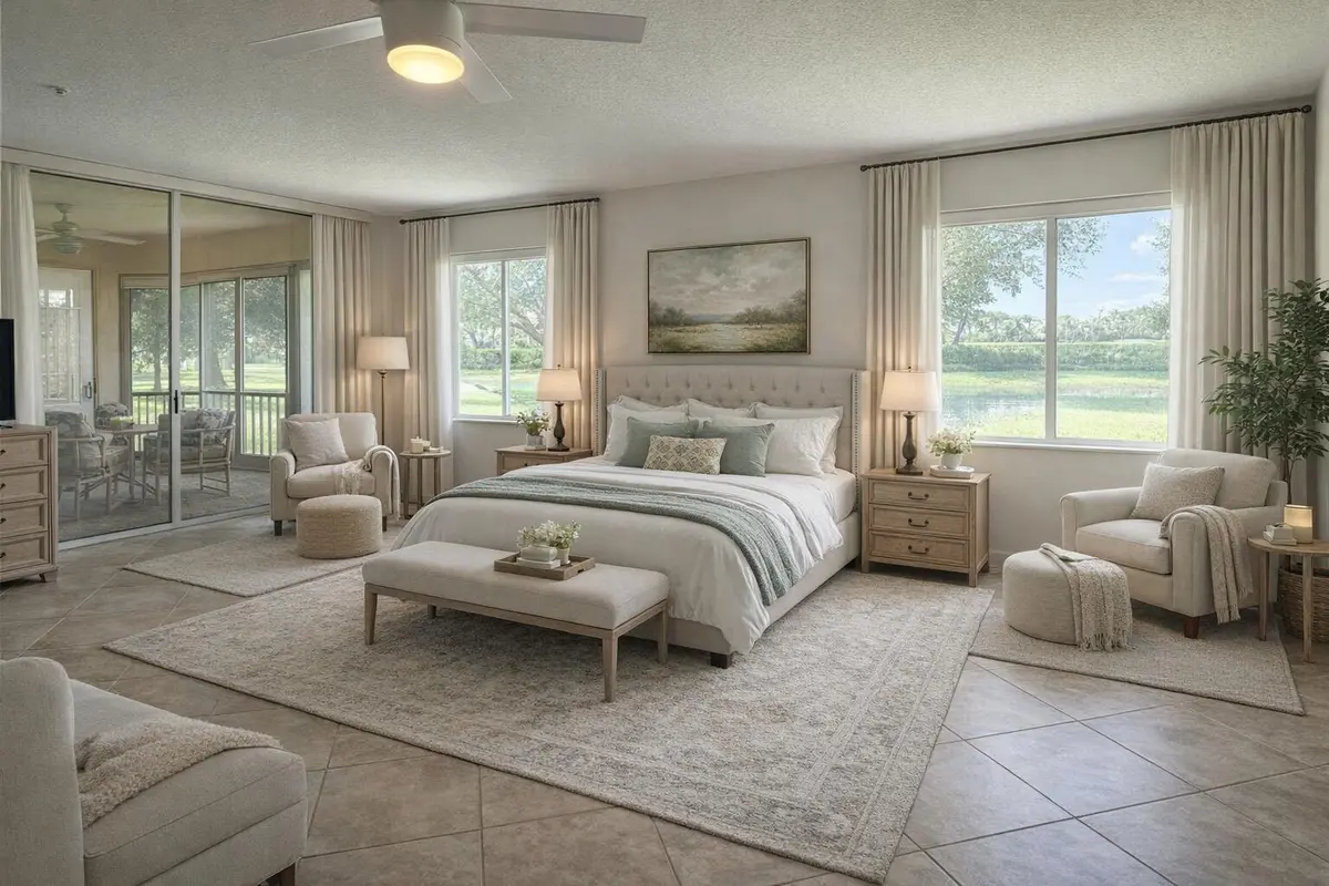 primary bdroom at 5914 Regal Glen Drive 205, Boynton Beach