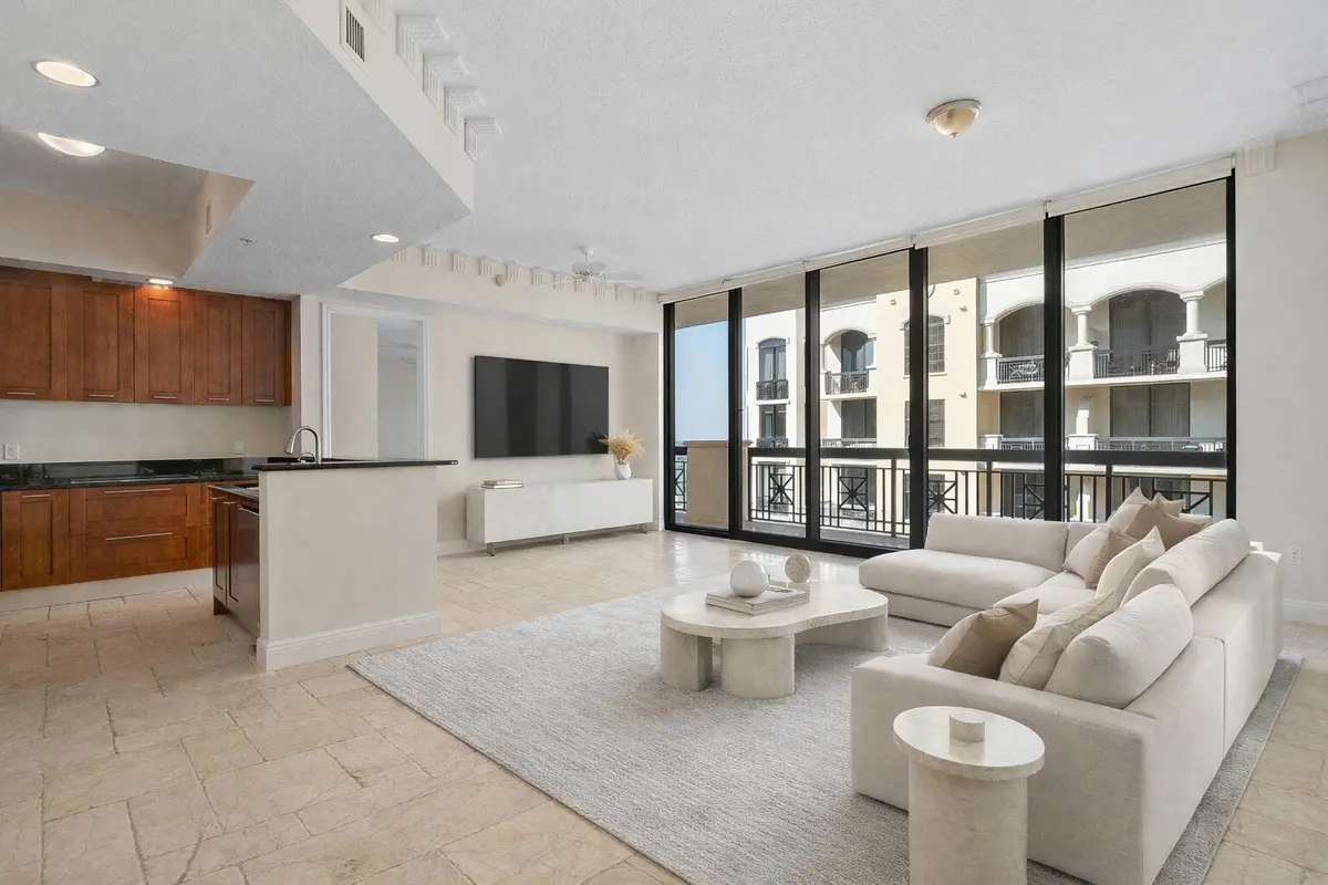 Open Living & Dining Area at 701 S Olive Avenue 2009, West Palm Beach