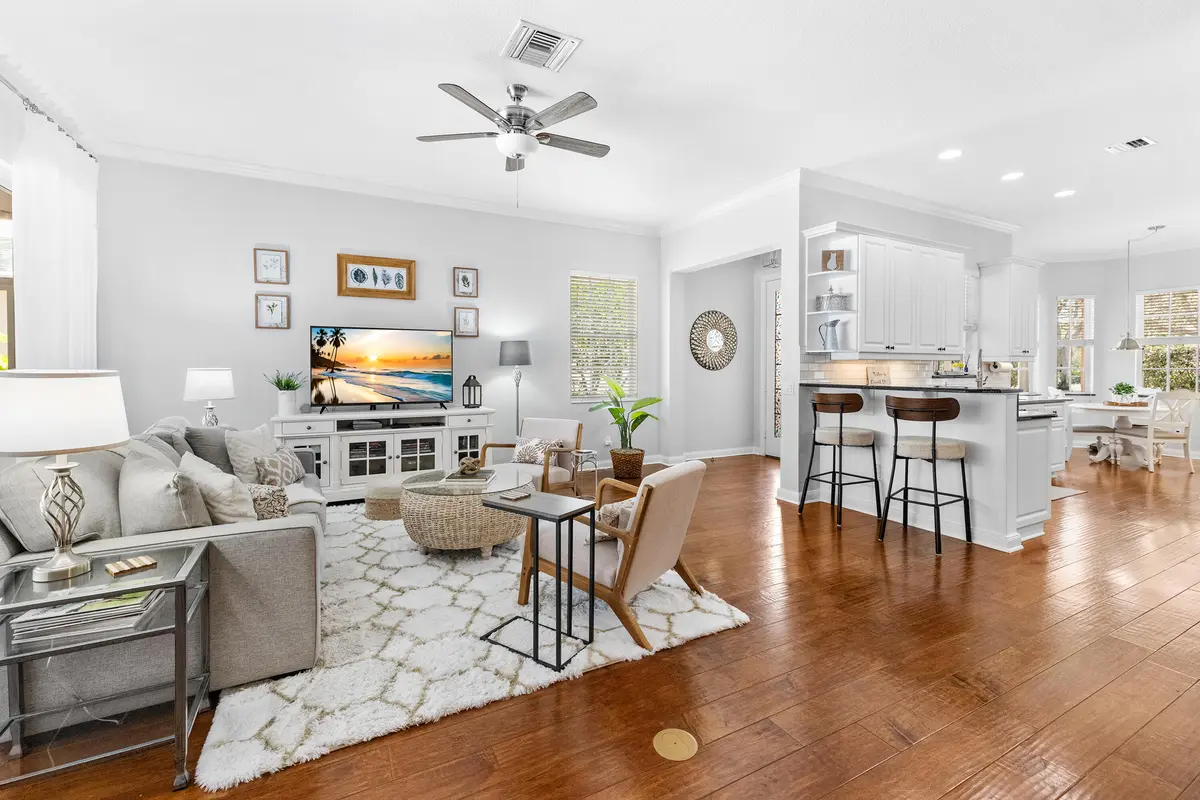 Living room at 134 Waterford Drive, Jupiter