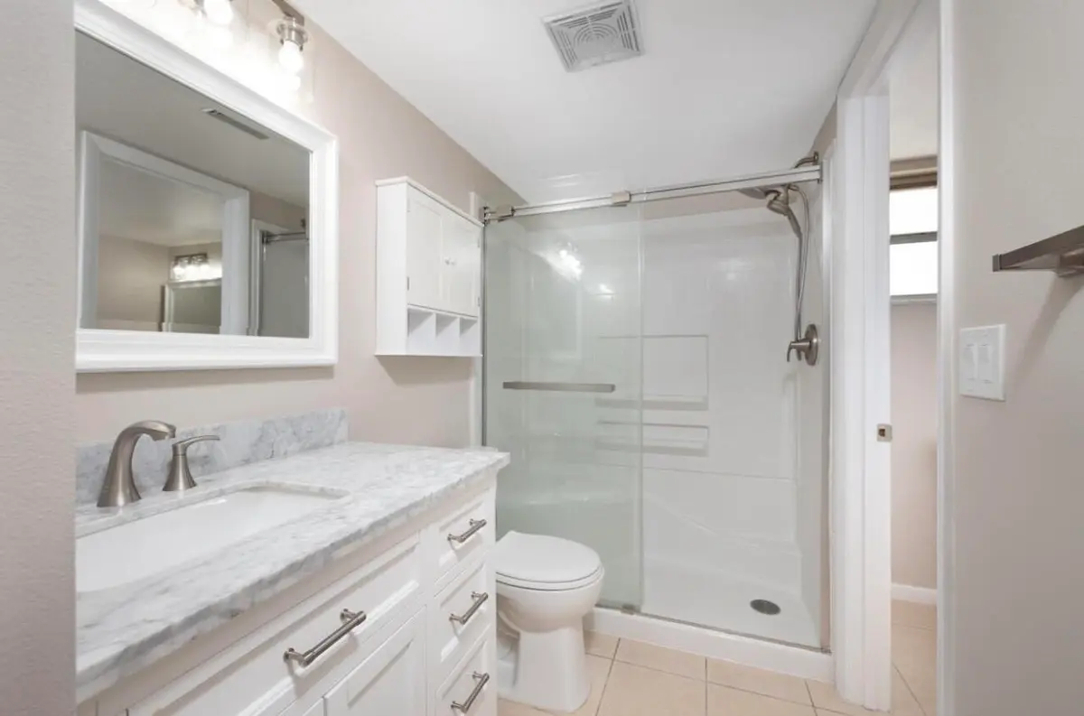 Primary Bath at 1943 SW Palm City Road I, Stuart