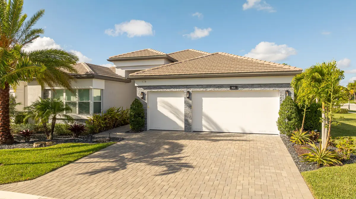 FRONT OF HOUSE at 9831 Great Barrier Trail, Boynton Beach