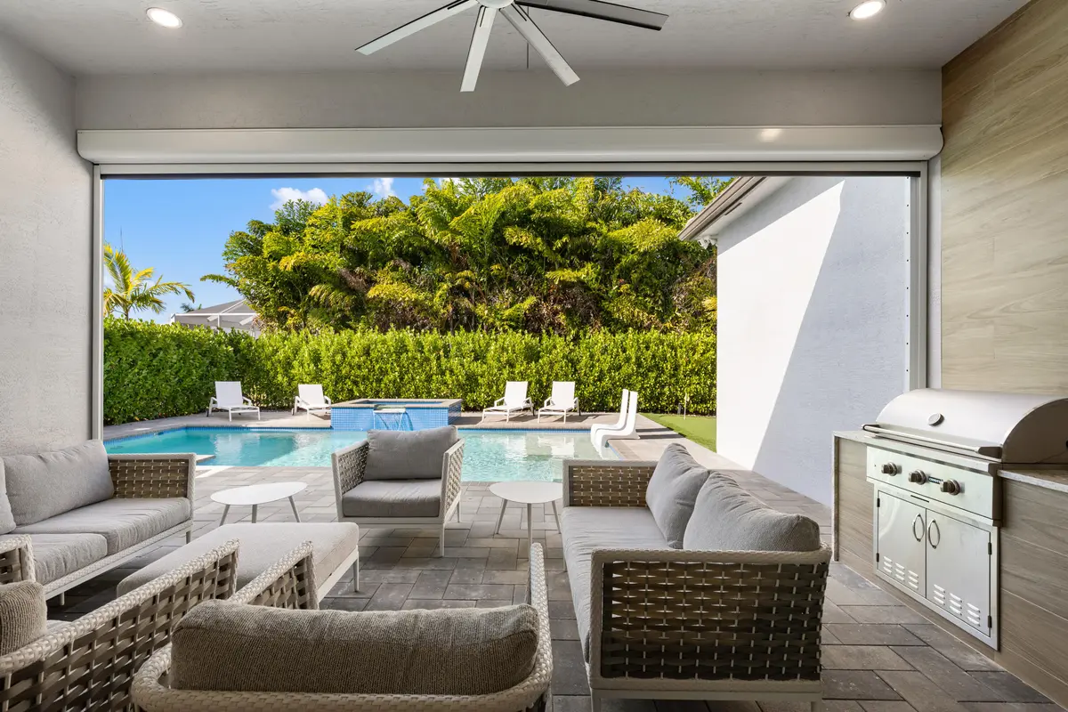 LANAI & POOL at 9831 Great Barrier Trail, Boynton Beach