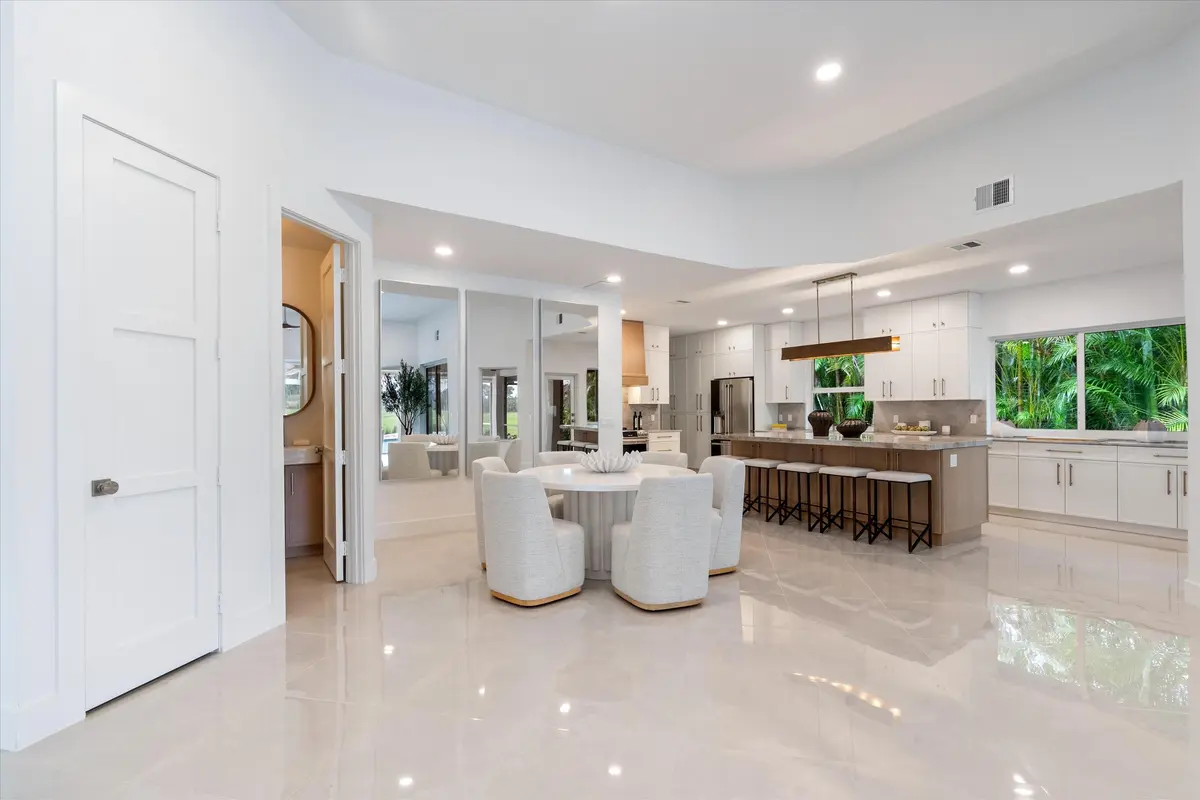 Kitchen and Dining at 11707 SE Plandome Drive, Hobe Sound