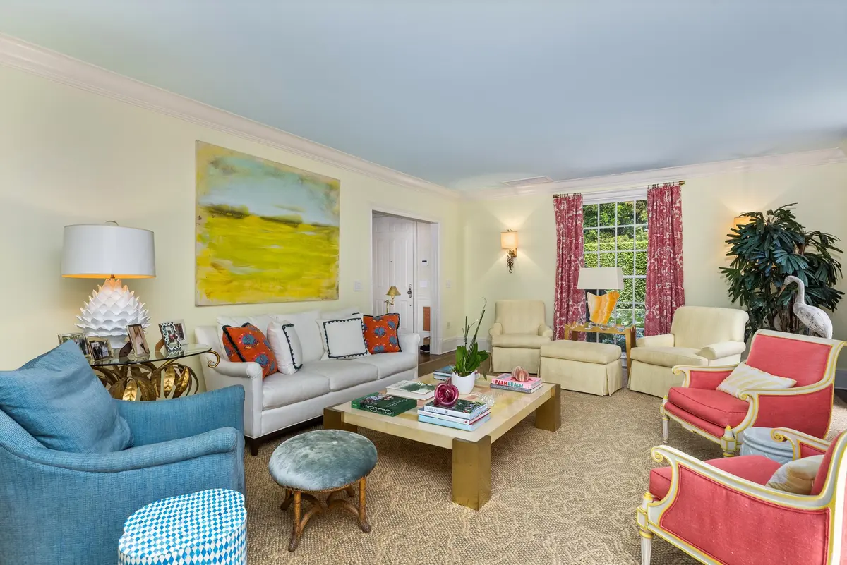 Living Area at 246 Emerald Lane, Palm Beach